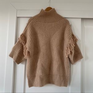 Club Monaco fringe poncho size XS/S
